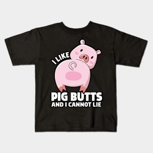 Pork Butt Pig BBQ Grilling Kids T-Shirt